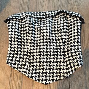 Black and White Corset  Top